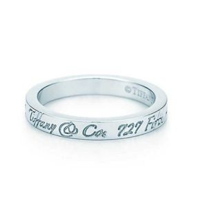 Tiffany & Co. Silver address band